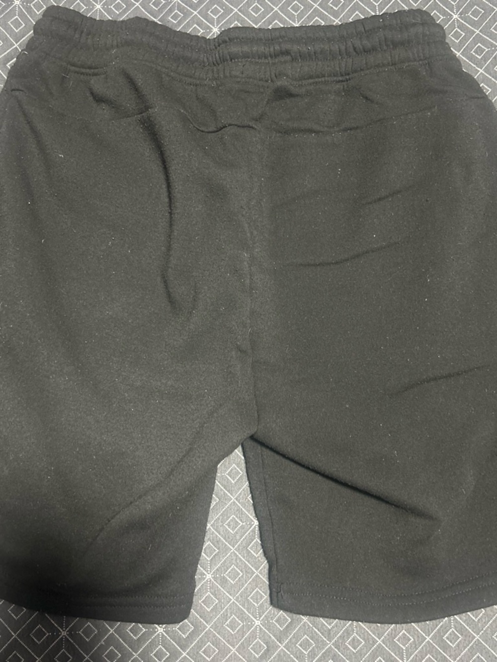 Nike Black Men's Elastic Waist Sweatshorts